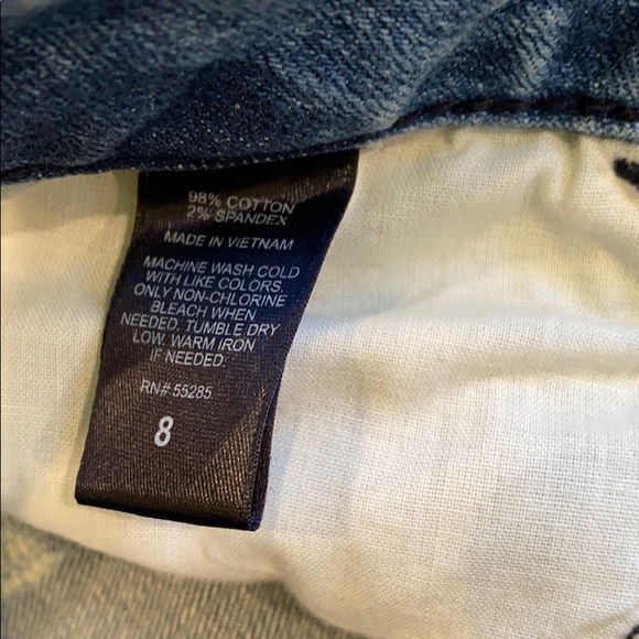 Express Acid Wash Jean Shorts - Picture 3 of 7